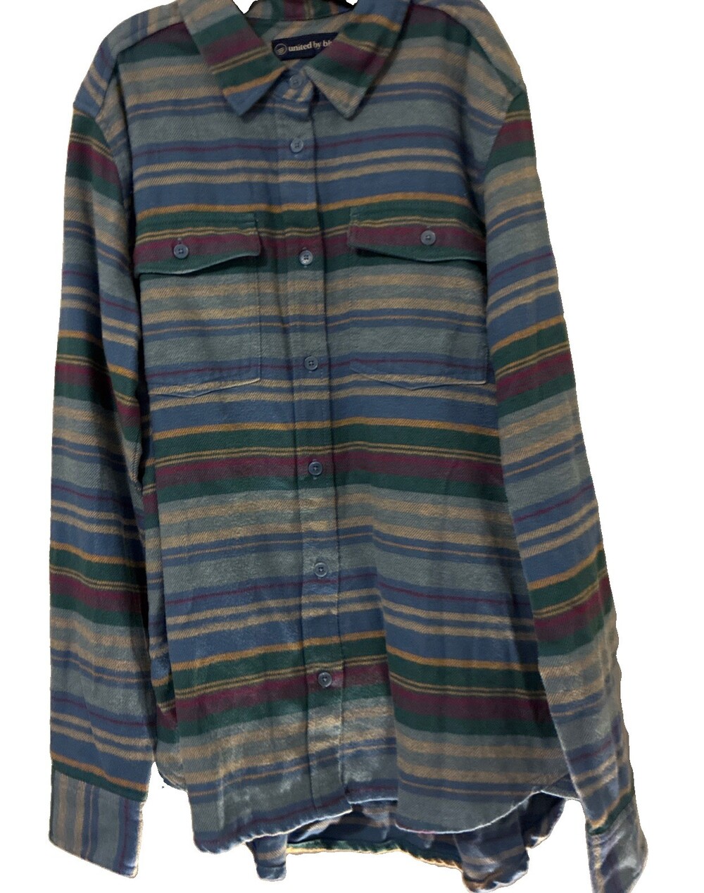 Men's Blue Flannel Shirt